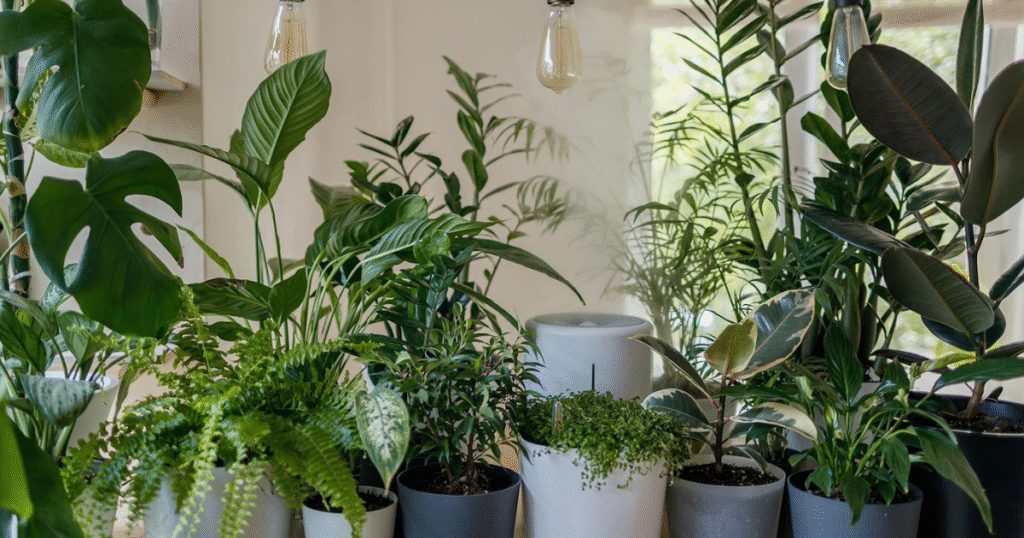 Lucky plants for home placed at front door entrance to attract positive energy and prosperity